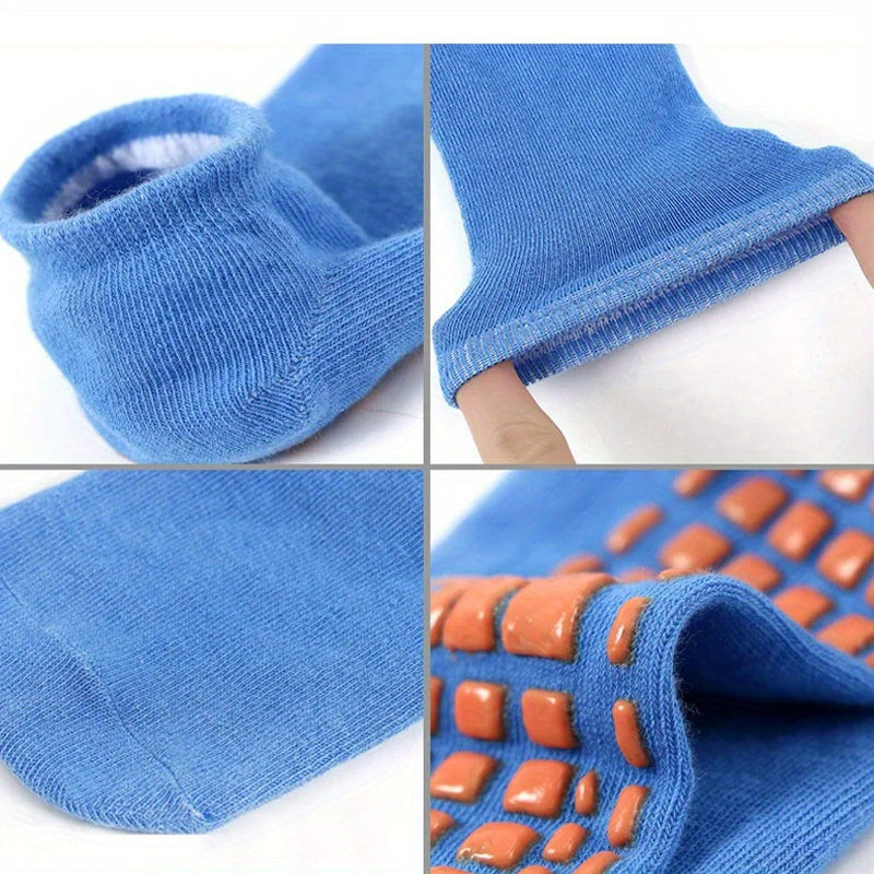 Yoga Pilates Silicone Anti Slip Grip Socks Ankle Dance Socks