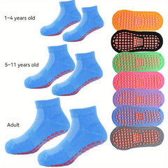 Yoga Pilates Silicone Anti Slip Grip Socks Ankle Dance Socks