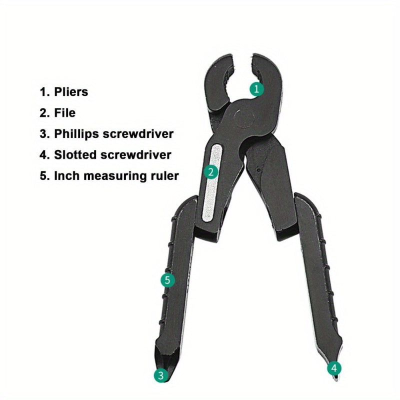 Portable Folding Plier Stainless Steel for Camping Picnic Cycling