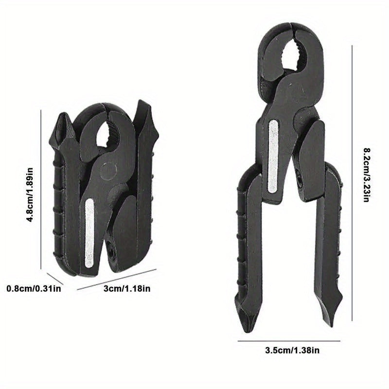 Portable Folding Plier Stainless Steel for Camping Picnic Cycling