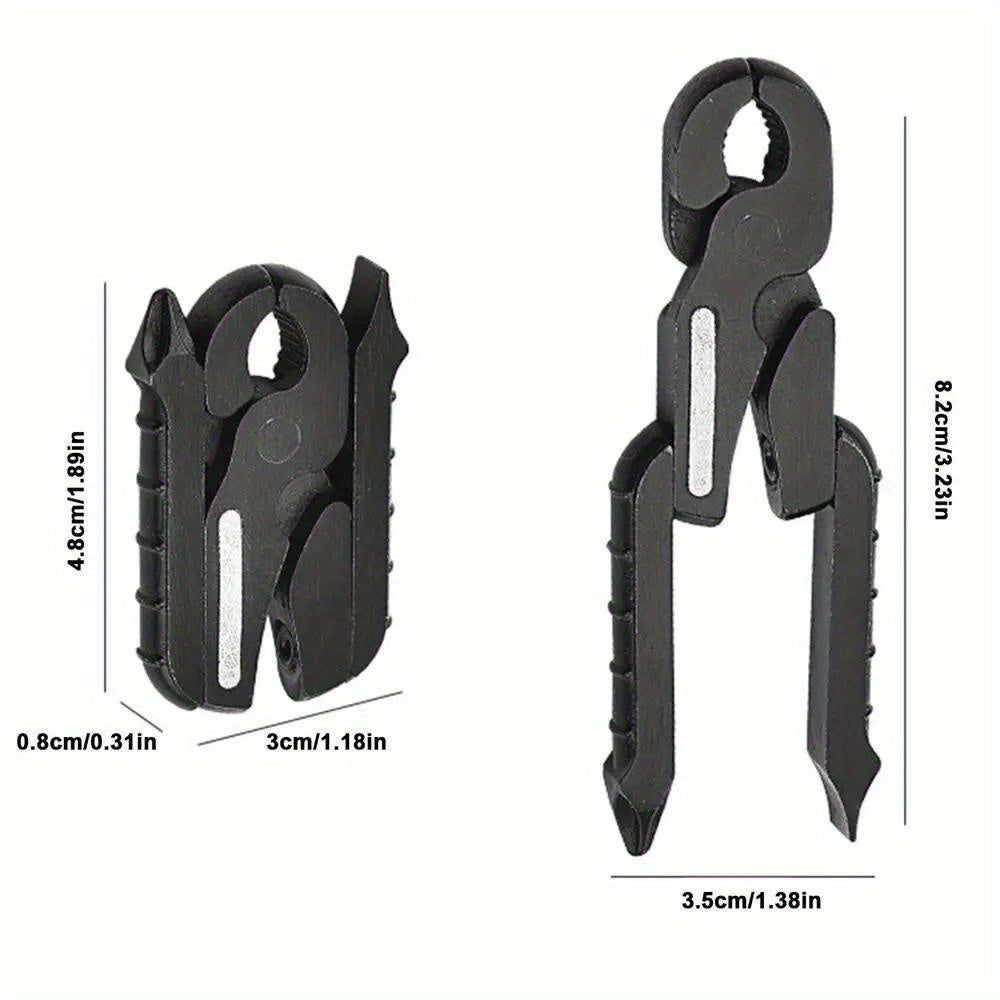 Portable Folding Plier Stainless Steel for Camping Picnic Cycling