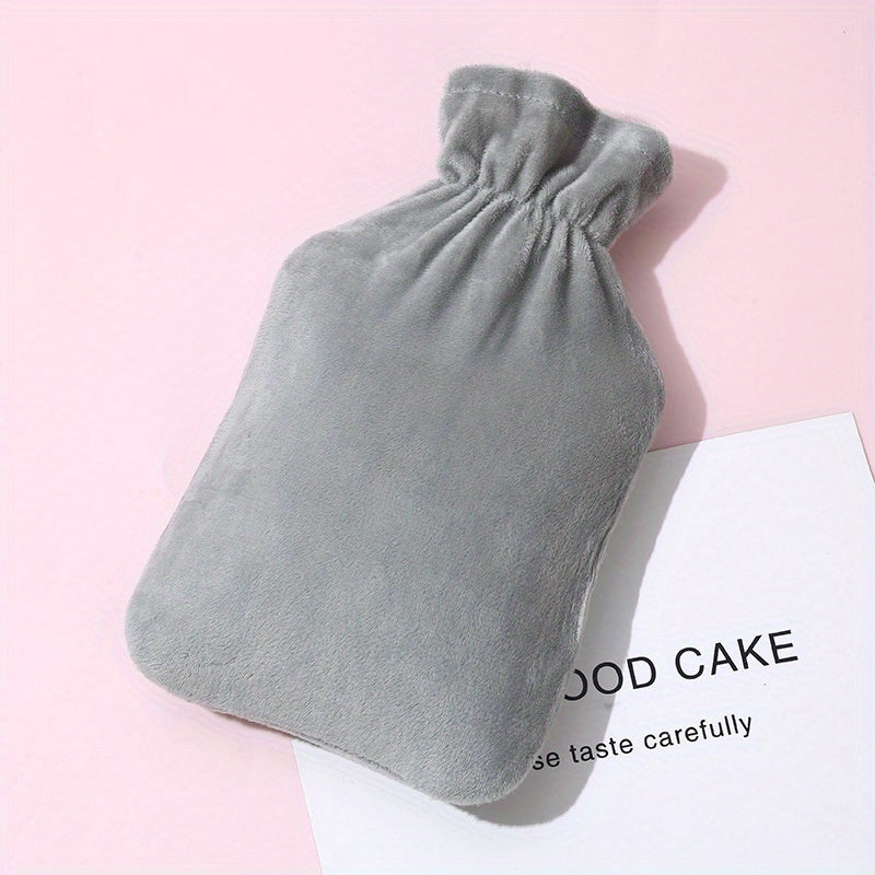 Rabbit Fur Hot Water Bag Hand Warmer PVC Large Capacity