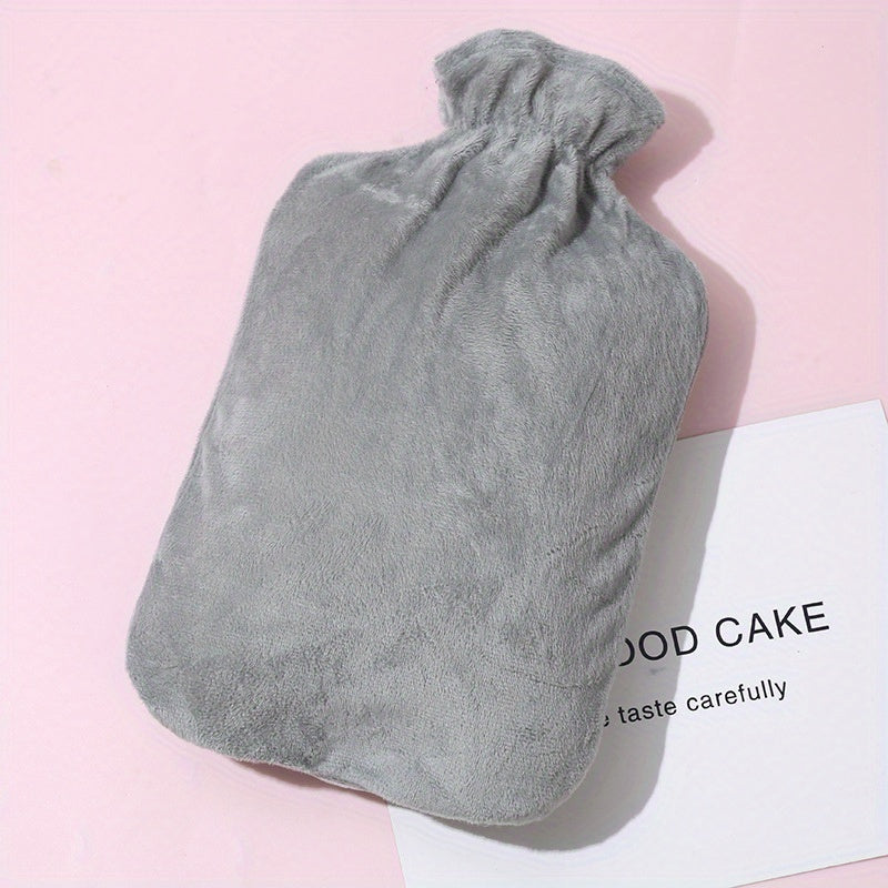 Rabbit Fur Hot Water Bag Hand Warmer PVC Large Capacity