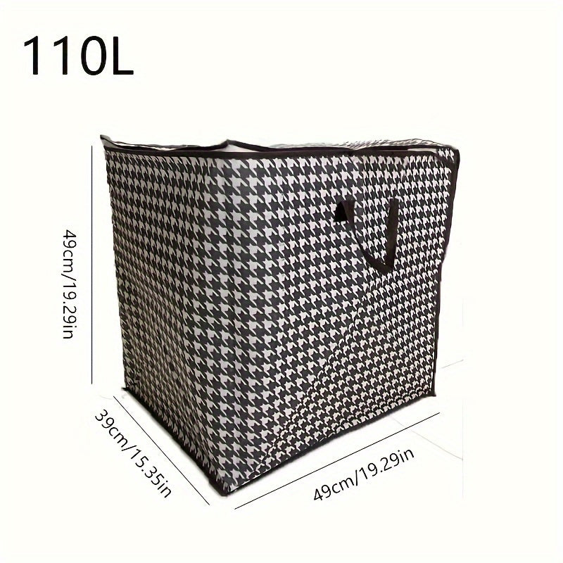 Large Capacity Storage Bag Zipper Organizer Bag Dustproof Storage Cover
