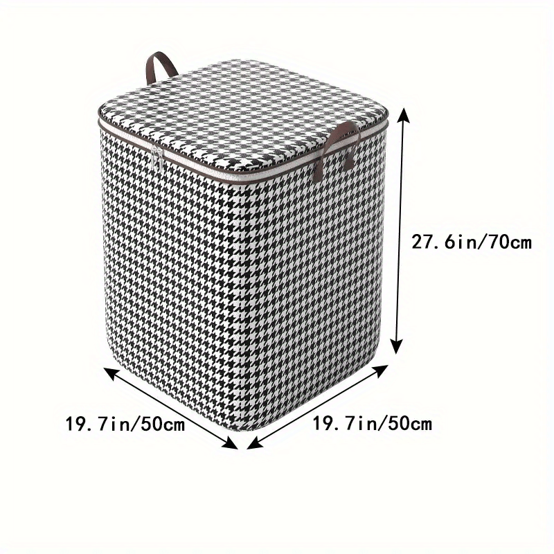 Large Capacity Storage Bag Zipper Organizer Bag Dustproof Storage Cover