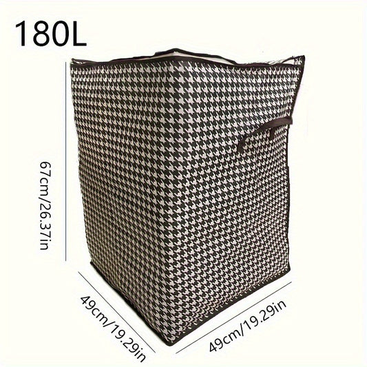 Large Capacity Storage Bag Zipper Organizer Bag Dustproof Storage Cover