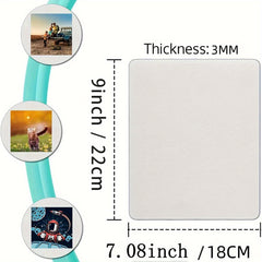 Sublimation Mouse Pad Blanks for Heat Press Printing Crafts - Pack of 10 or 20