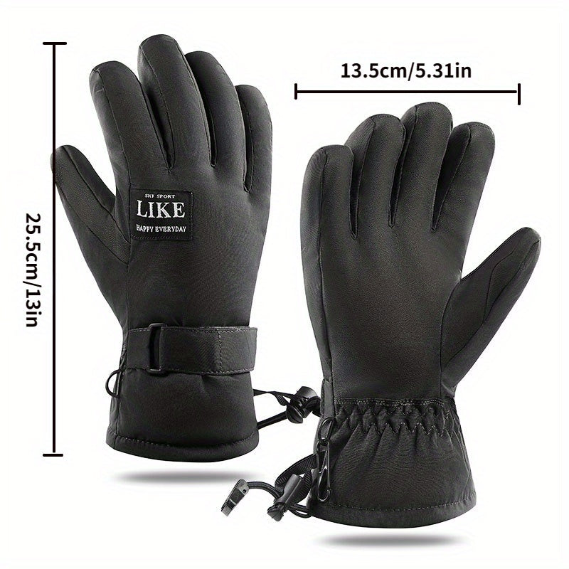 Winter Skiing Gloves Waterproof Coldproof Warm Touch Screen Non slip Glove