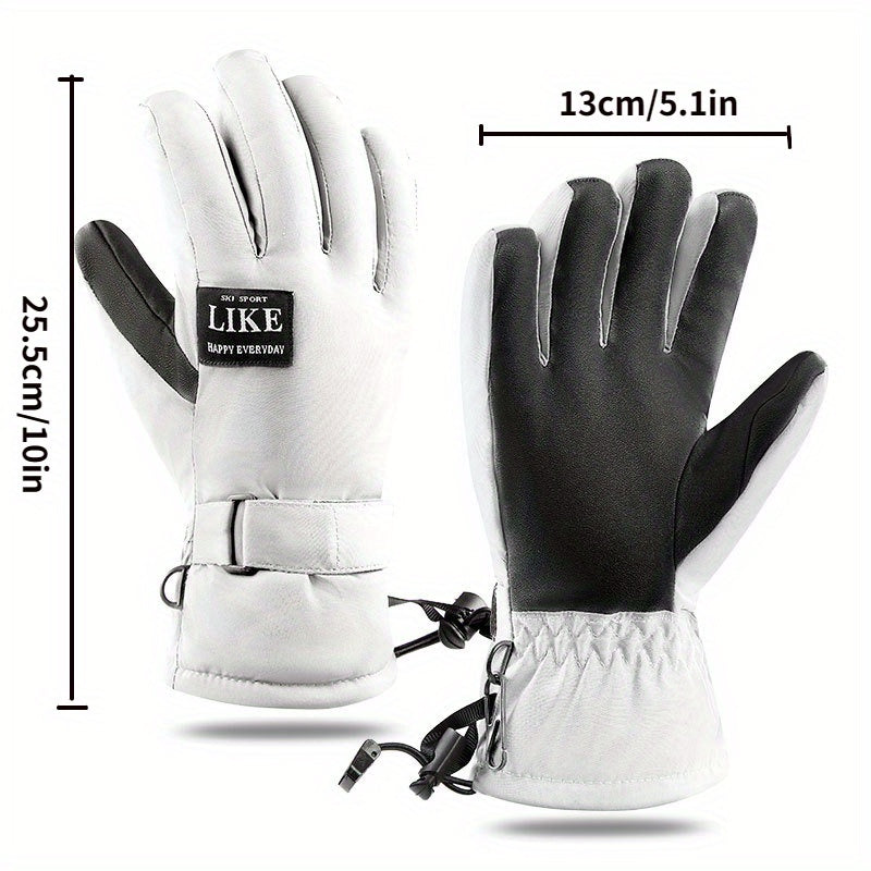 Winter Skiing Gloves Waterproof Coldproof Warm Touch Screen Non slip Glove
