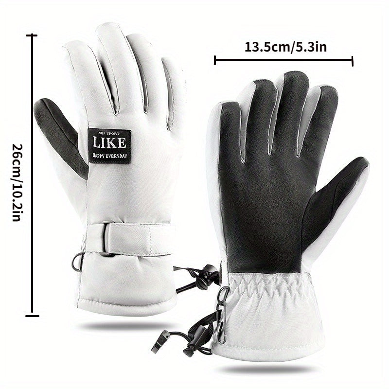 Winter Skiing Gloves Waterproof Coldproof Warm Touch Screen Non slip Glove