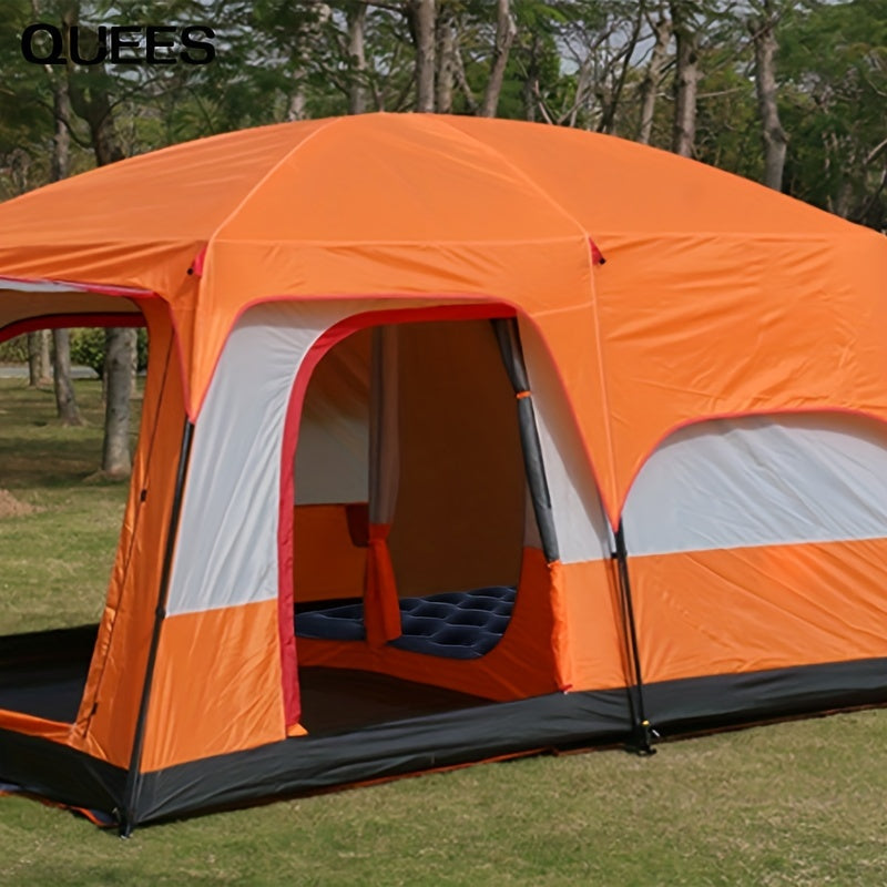 Portable Inflatable Mattress with 2 Pillows for Camping and Home Use