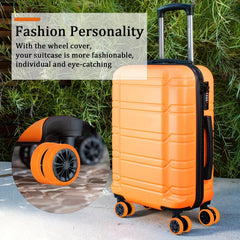 8pcs Mute Luggage Wheel Covers Universal Travel Accessories