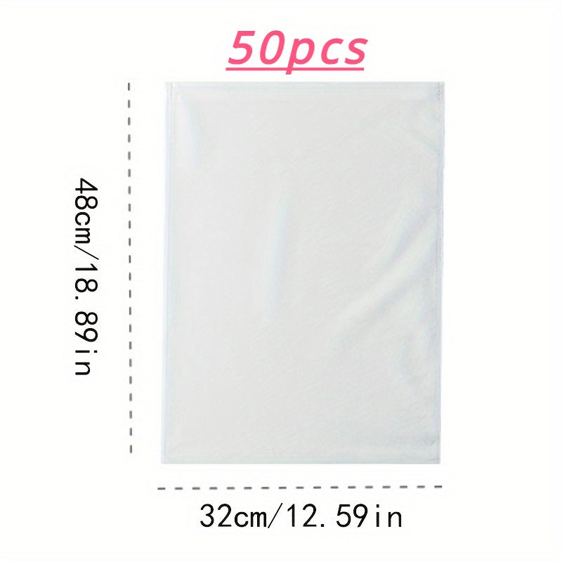 Portable Shoe Drawstring Storage Bag Non Woven Fabric Shoe Bag 50pcs Set