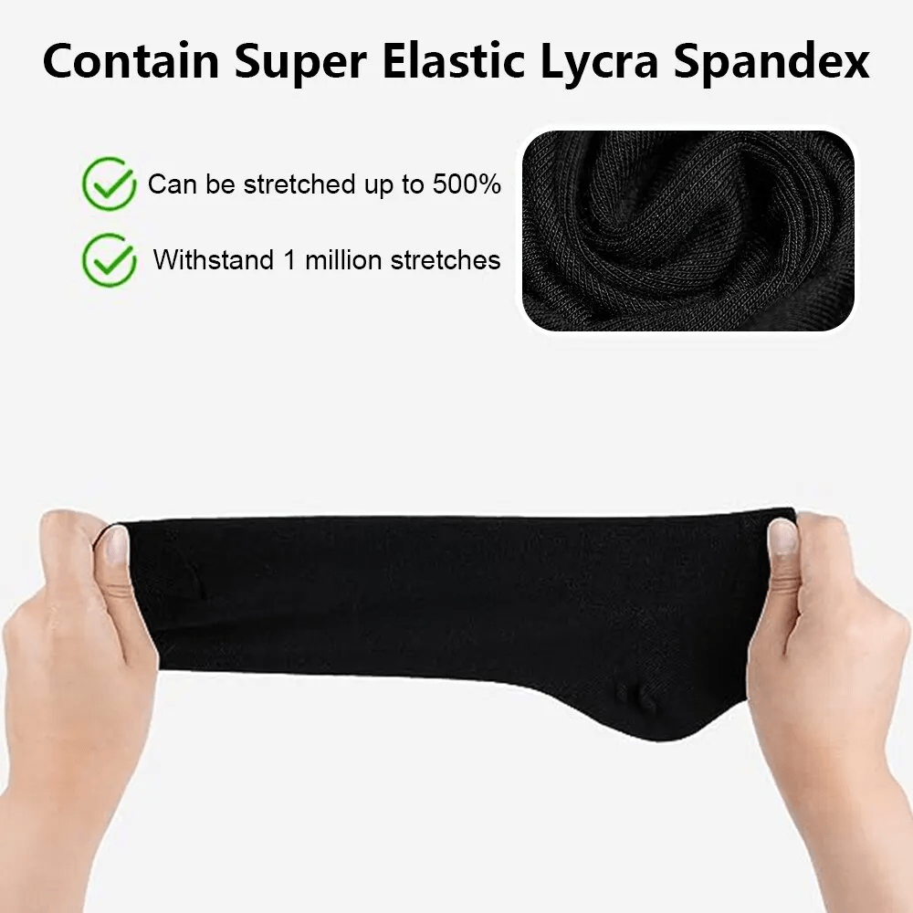 10 Pairs Men's Thin Breathable Mid Calf Business Socks