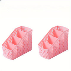 Plastic Desktop Storage Box Remote Control Organizer