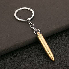 2 in 1 Bullet Model Earpick Key Chain Backpack Car Key Pendant