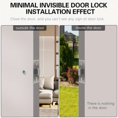 Stainless Steel Hidden Manager Fire Door Tubewell Mortise Lock Latche