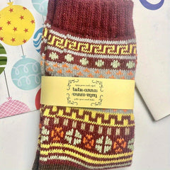 Winter Warm Thicken Socks Vintage Casual Harajuku Ethnic Style Gift