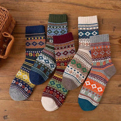 Winter Warm Thicken Socks Vintage Casual Harajuku Ethnic Style Gift