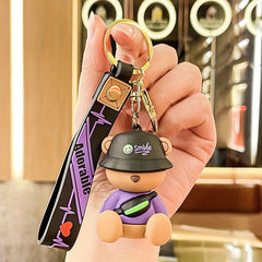 Cute Sleeping Bear Keychain Bag Pendant Decoration
