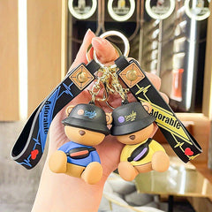 Cute Sleeping Bear Keychain Bag Pendant Decoration