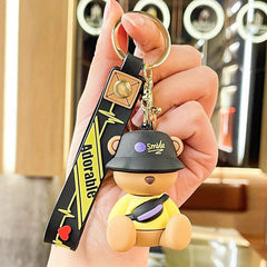 Cute Sleeping Bear Keychain Bag Pendant Decoration