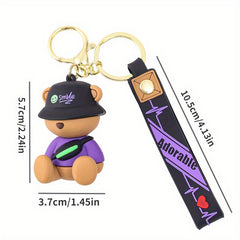 Cute Sleeping Bear Keychain Bag Pendant Decoration