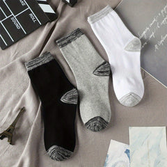 Men's Thick Sport Socks Breathable Mid Calf Basketball Socks