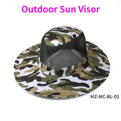 Breathable Camouflage Bucket Sun Hat for Fishing