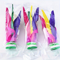 Colorful Chicken Feather Shuttlecock for Fitness Competition