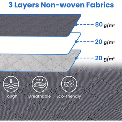 2pcs Foldable Large Capacity Storage Bags with Zipper for Clothes Quilt Blanket