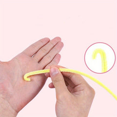 50pcs Colorful Twister Rods for DIY Hair Hoop Bouquet Stick