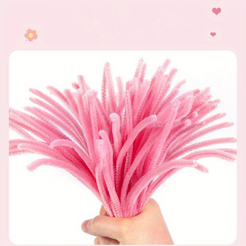 50pcs Colorful Twister Rods for DIY Hair Hoop Bouquet Stick