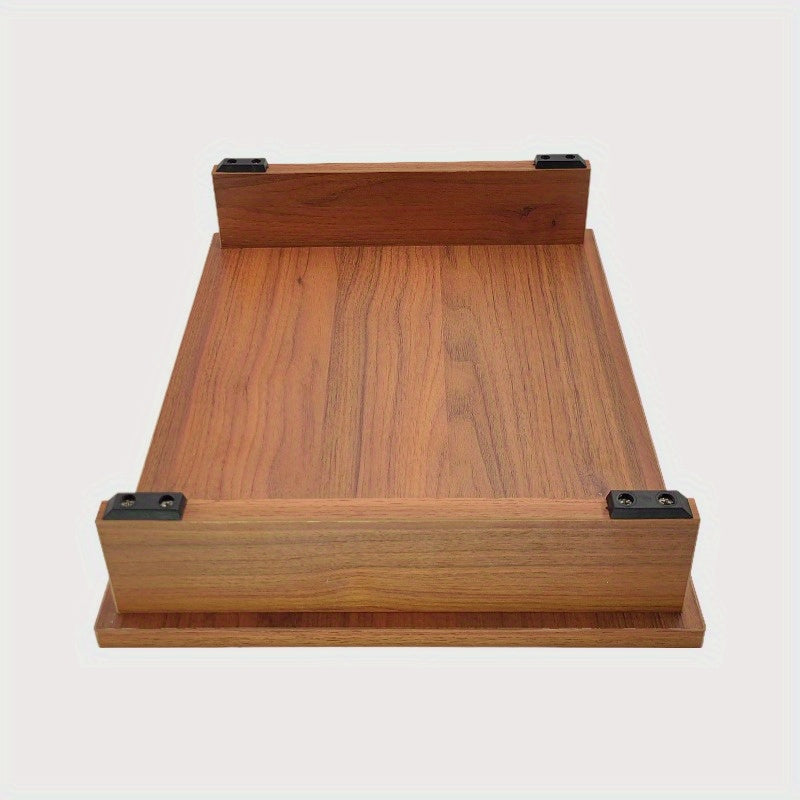 Wooden Footstool with Cushion for Office Bathroom Kitchen Garden