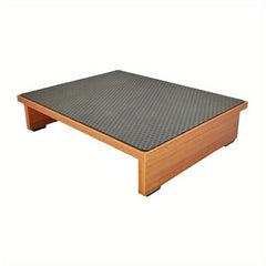 Wooden Footstool with Cushion for Office Bathroom Kitchen Garden