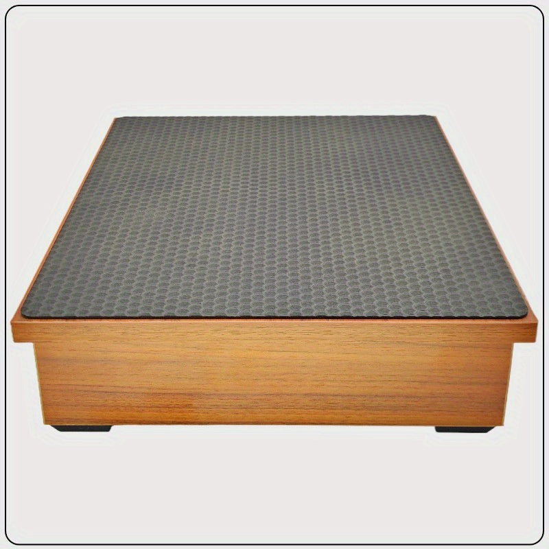 Wooden Footstool with Cushion for Office Bathroom Kitchen Garden