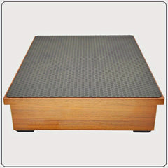 Wooden Footstool with Cushion for Office Bathroom Kitchen Garden