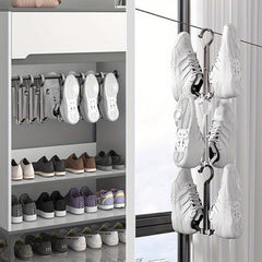 Windproof Shoe Drying Rack Balcony Shoe Drying Rack