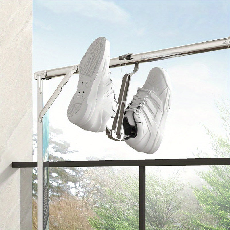 Windproof Shoe Drying Rack Balcony Shoe Drying Rack