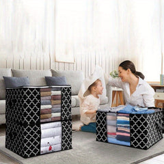 Large Capacity Storage Bag With Handles Dustproof Clothes Storage Bag