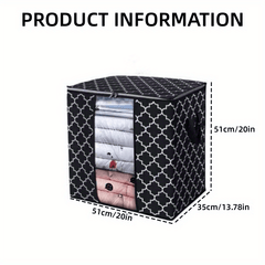 Large Capacity Storage Bag With Handles Dustproof Clothes Storage Bag