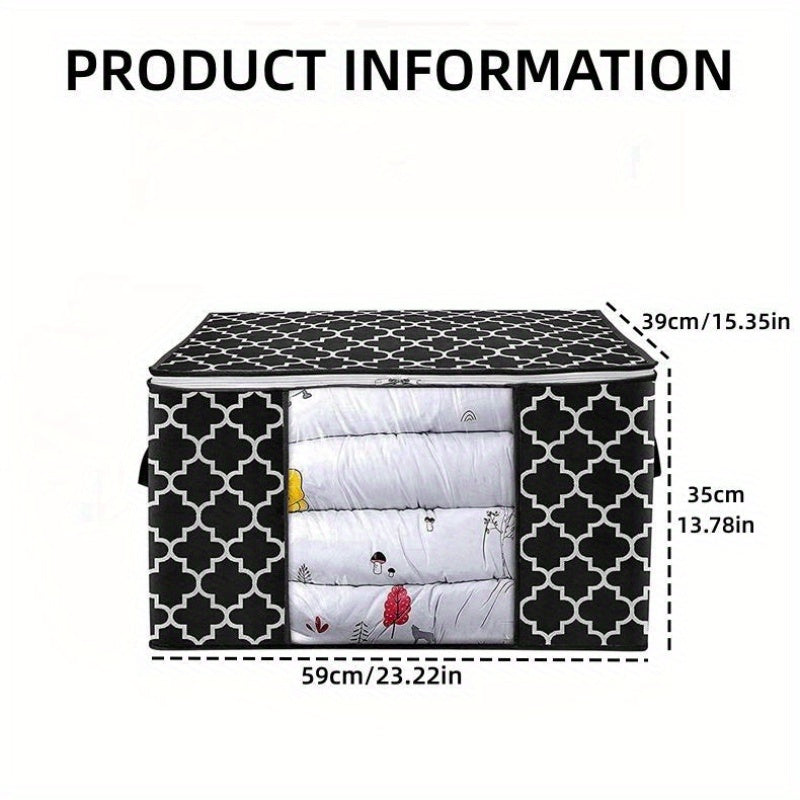 Large Capacity Storage Bag With Handles Dustproof Clothes Storage Bag