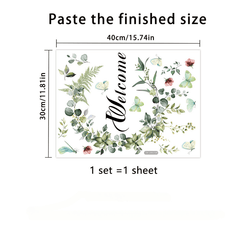 Removable Welcome Letter Decoration Stickers