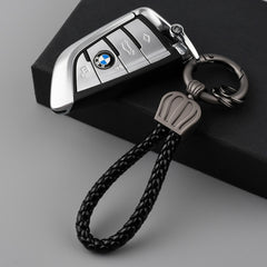 PU Leather Rope Keychain Keyring Pendant Key Ring For Men Women