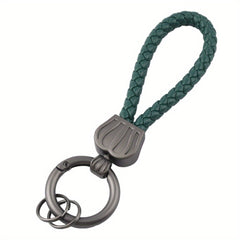 PU Leather Rope Keychain Keyring Pendant Key Ring For Men Women