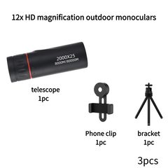 High Power Outdoor Monocular with Mobile Phone Adaptation
