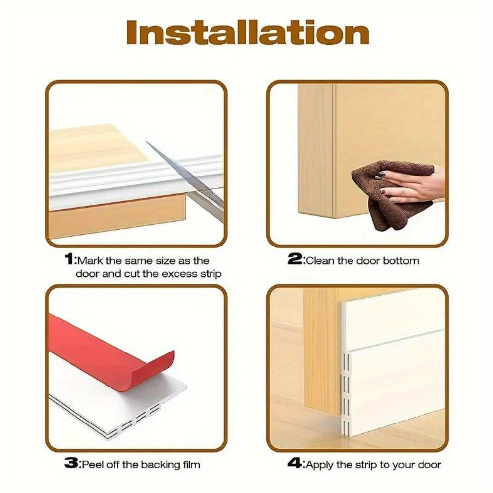 Door Draft Stopper Seal for Interior & Exterior Doors