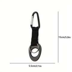 Aluminum Water Bottle Buckle Keychain Cup Holder Hook for Camping Hiking