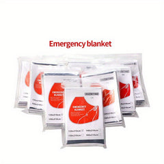 6pcs Outdoor Survival Insulation Blanket First Aid Blanket