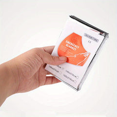 6pcs Outdoor Survival Insulation Blanket First Aid Blanket